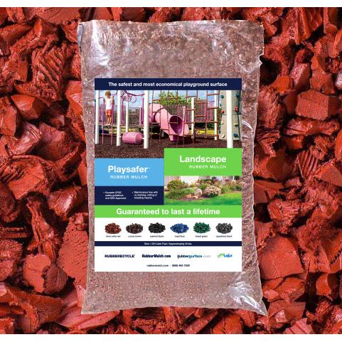 Playsafer Rubber Mulch | Terra Cotta Red - Image 5