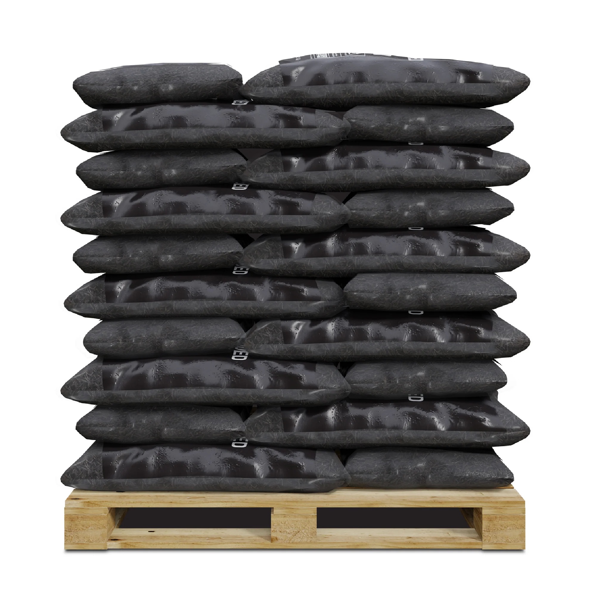Shredded Rubber Mulch | Painted Black - Image 4